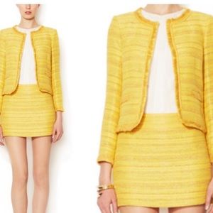 Alice + Olivia tweed mini skirt